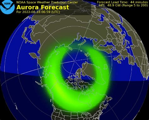 nasa aurora borealis forecast